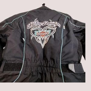 Harley-Davidson bicker riding jacket size S with shoulder pads elbow crash paded